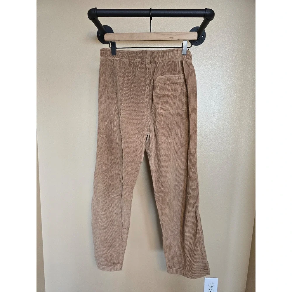 Aerie‎ corduroy drawstring pants in tan women's size small free shipping